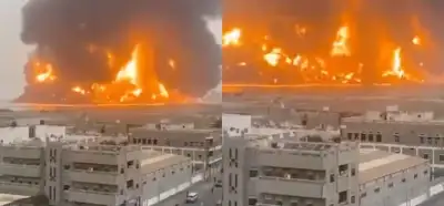 Görüntünün Suudi Arabistan’daki yangını gösterdiği iddiası