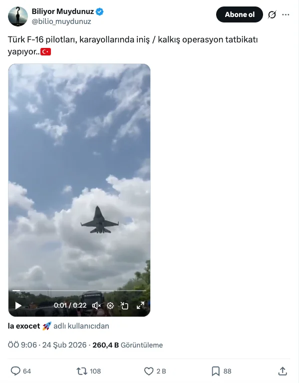 tatbikat f 16