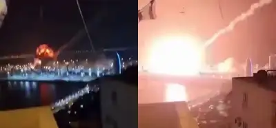 Video balistik füzenin Hayfa Limanı'na isabet ettiğini mi gösteriyor?
