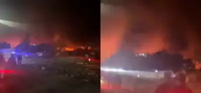 Video Hindistan'da İsrail'e İHA üreten bir tesiste çıkan yangını mı gösteriyor?