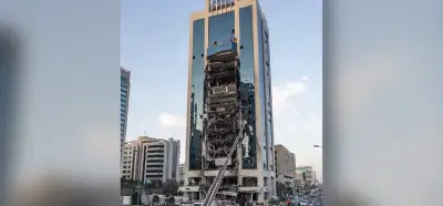 Görüntü Dubai’de vurulan bir gökdeleni mi gösteriyor?