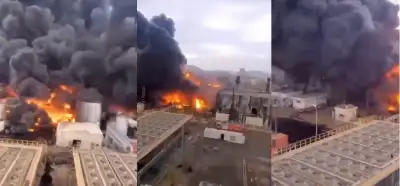 Video Hayfa'daki enerji santralindeki yangını mı gösteriyor?