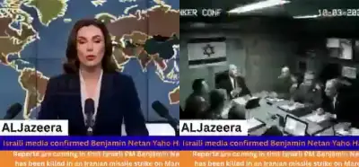 Al Jazeera Netanyahu'nun hayatını kaybettiği anları mı yayınladı?