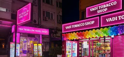 Tekel bayi tabelaları pembe mi oldu?