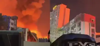 Yangın videosu Tel Aviv'de mi çekildi?