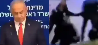 Video Netanyahu'nun İsrail Parlamentosu'nda saldırıya uğradığını mı gösteriyor?