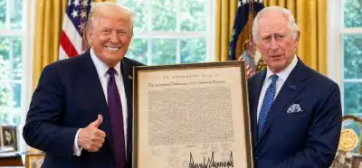 Trump, Kral Charles'a Bağımsızlık Bildirgesi'ni hediye mi etti?