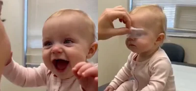 Annesini ilk kez gören görme engelli bebek videosu gerçek mi?