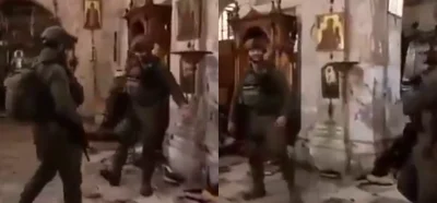 İsrail askerlerinin bir kiliseyi tahrip ettiğini gösteren video gerçek mi?