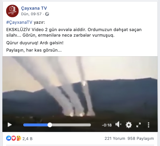 14 iyul azerbaycan ordusunun ermenistana ates acdigi 2