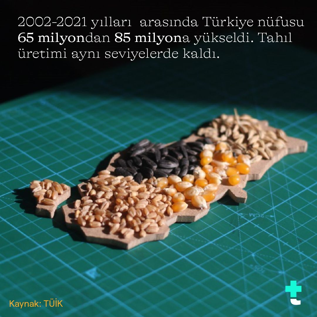 2002 2021 turkiye nufusu hububat uretim seviyesijpg