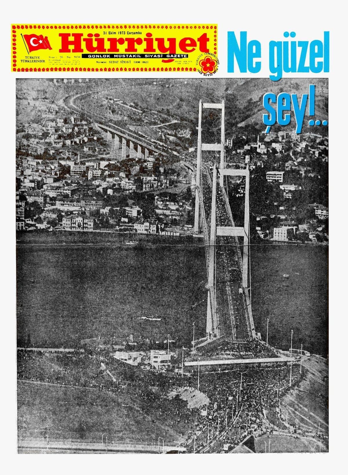 30 ekim bogazici kopru acilisi