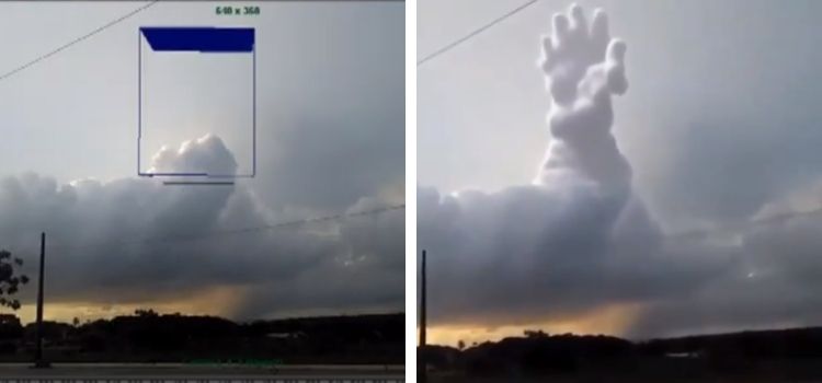 ABD’de el şeklinde bulut görüldüğü iddiası