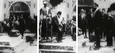 Görüntülerin II.Abdülhamit ve Theodor Herzl'in görüştüğü anları gösterdiği iddiası