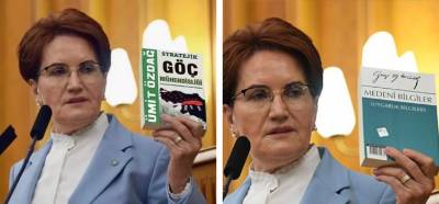 Meral Akşener'in Ümit Özdağ'ın Stratejik Göç Mühendisliği kitabını gösterdiği iddiası