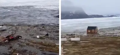 Görüntüler Alaska’da meydana gelen deprem sonrasındaki tsunamiyi mi gösteriyor?