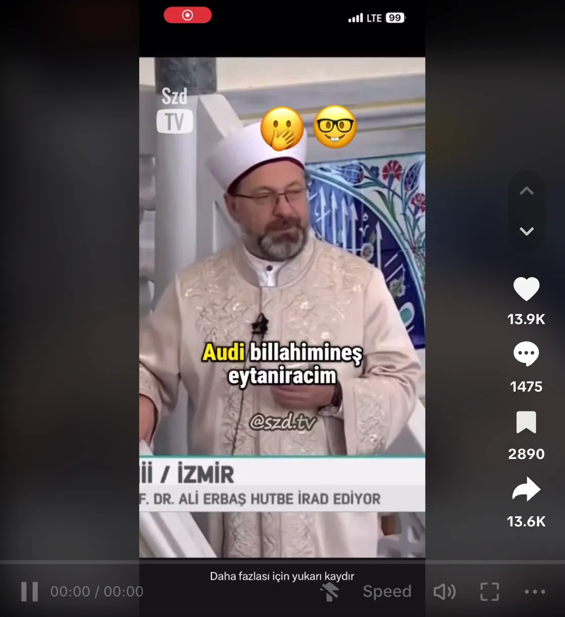 Diyanet İşleri Başkanı Erbaşın konuşmasını gösteren video gerçek mi? -  Teyit