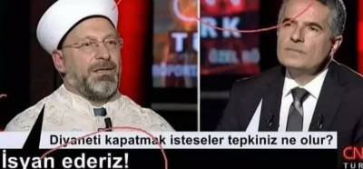Diyanet İşleri Başkanı Ali Erbaş'a ait olduğu iddia edilen cümleler