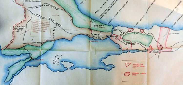 ABD'nin 1950 yılında çizdiği Marmara Denizi Kanalı haritası ile Kanal İstanbul haritasının aynı olduğu iddiası