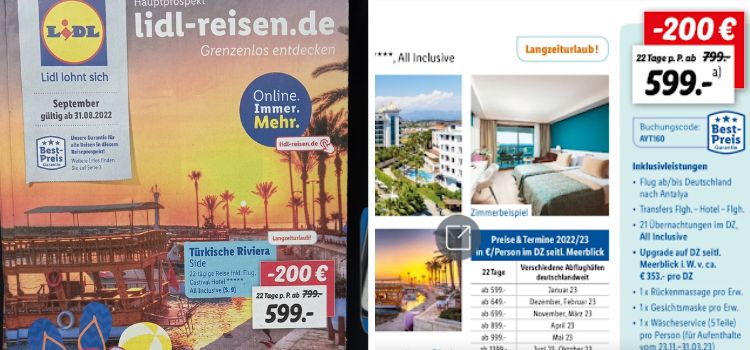 Almanya’da Lidl’ın 599 euroya Türkiye’de tatil sattığı iddiası