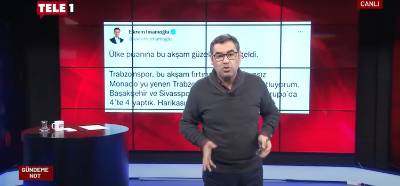 Enver Aysever'in Tele1 yayınında Ekrem İmamoğlu'nu eleştirdiği iddiası