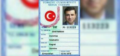 Fotoğraftaki nüfus cüzdanının Selahattin Demirtaş'a ait olduğu iddiası