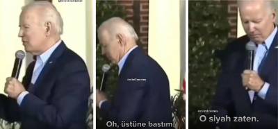 Joe Biden’ın kedinin üzerine bastıktan sonra “Zaten siyahtı” dediği iddiası