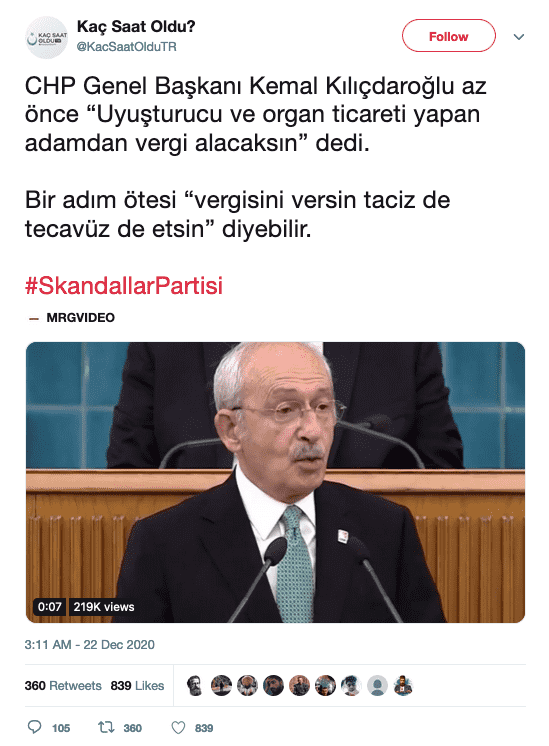 analiz kemal kilicdaroglunun uyusturucu ticaretinden vergi alinmasini soyledigi iddiasi