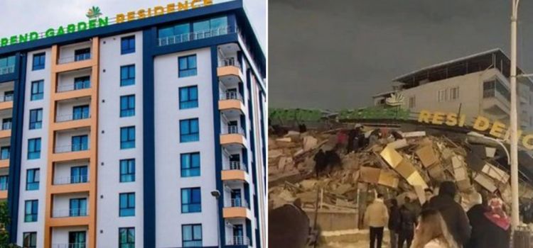 Malatyada dağılan "Trend Garden Residence" adlı binanın 3 illik olduğu iddiası