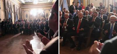 Sivas Kongresi'nin yıldönümünde Erdoğan dua ederken Kılıçdaroğlu'nun etmediği iddiası