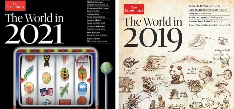 The Economist dergisinin 2021’in küresel komplolarını kapağına taşıdığı iddiası