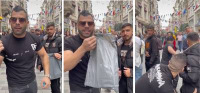 Videodakı insanların Taksimdəki partlayışla zarafat etmələri iddiası