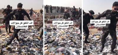 Videonun Afganistan’da imha edilen telefonları gösterdiği iddiası