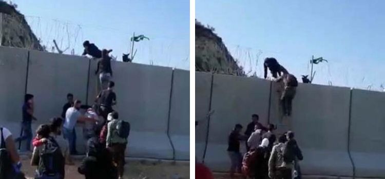 Videonun Türkiye’nin huduttaki duvarına merdiven dayayan Afgan göçmenleri gösterdiği iddiası