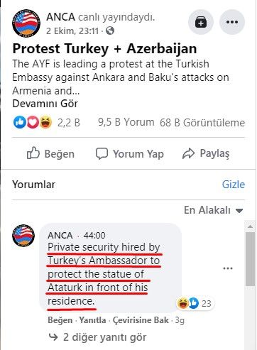 anca ataturk bustu facebook fotografin washington dcdeki ataturk heykelini koruyan siyahlari gosterdigi iddiasi