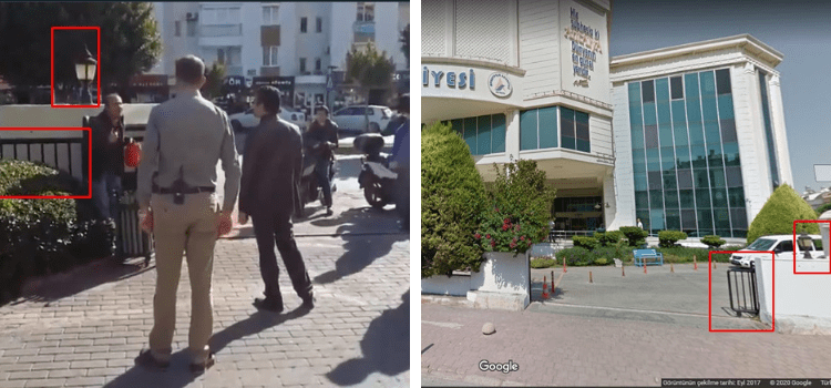 Görüntünün Payas Belediyesi önünde kendini yakan vatandaşı gösterdiği iddiası