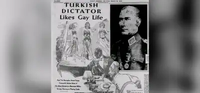 Haber başlığında “Atatürk eşcinsel hayatı seviyor” yazdığı iddiası