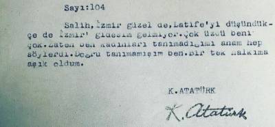 Atatürk’ün Latife Hanım ve kadınlar hakkında çektiği iddia edilen telgraf