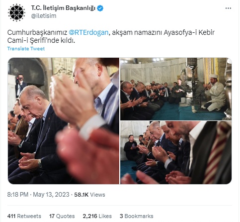 ayasofya erdogan son aksam namazipng