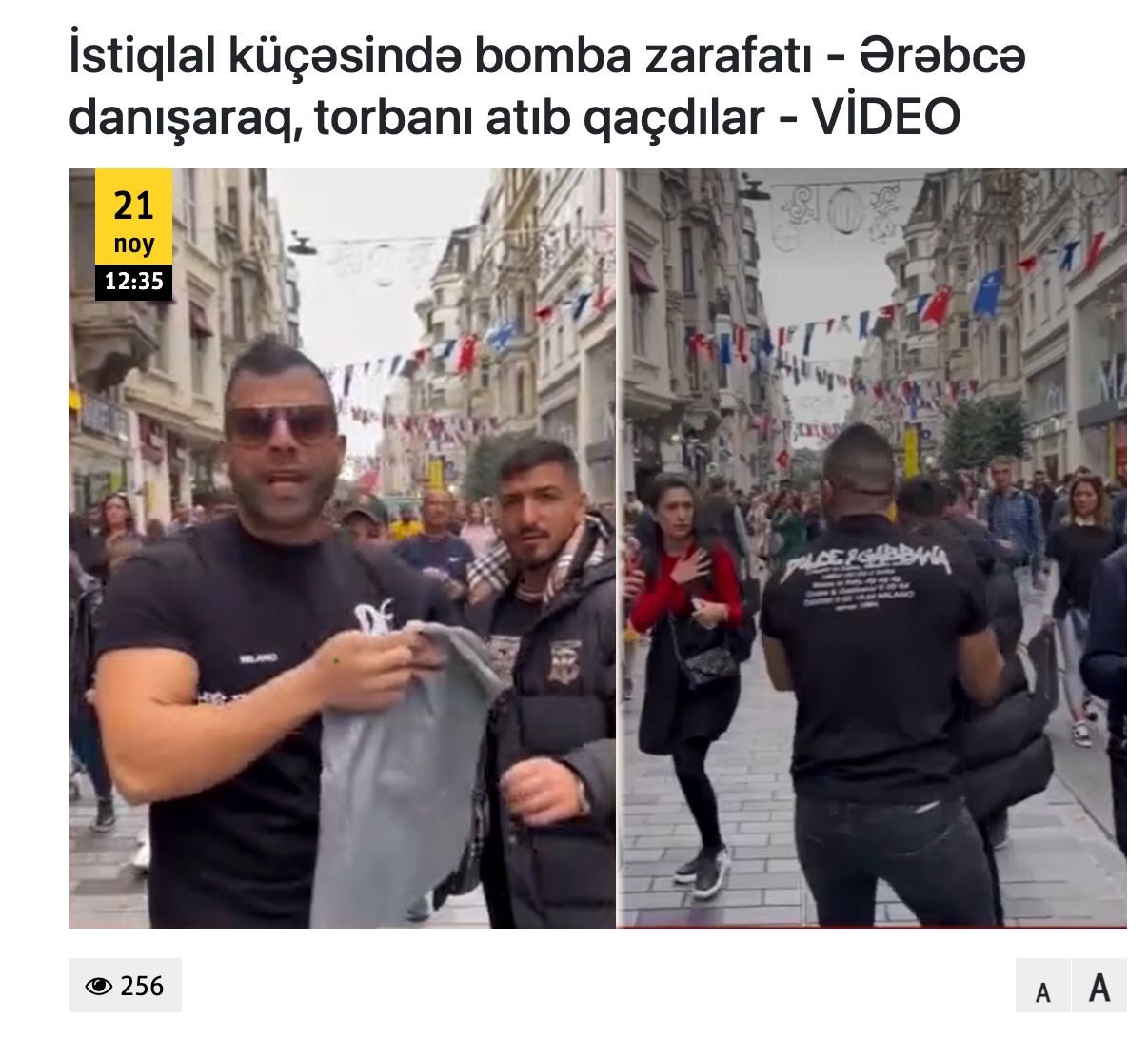 az taksim zarafat iddia