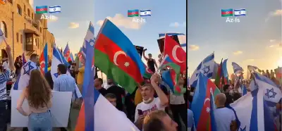 İsrail bayraklarının görüldüğü video Azerbaycan'da mı çekildi?