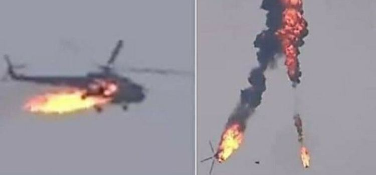 Fotoğrafın Azerbaycan Ermenistan çatışmasında düşen helikoptere ait olduğu iddiası