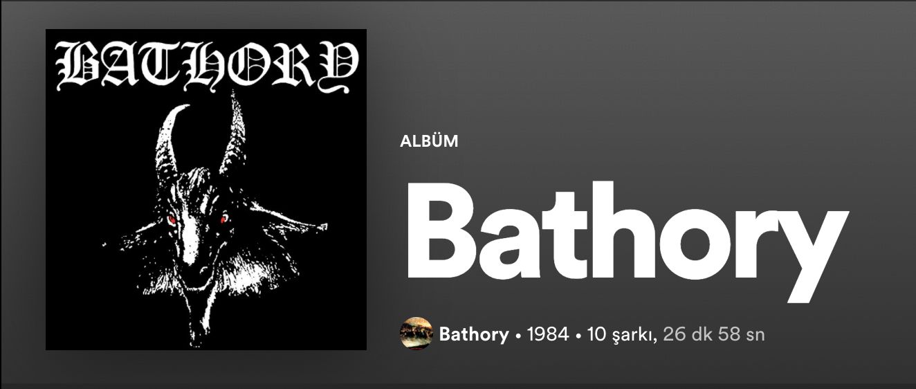 bathory album