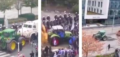 Videonun Belçika’daki Covid-19 protestolarını gösterdiği iddiası