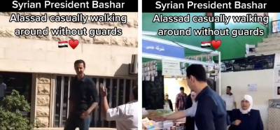 Beşar Esad’ın korumasız dolaştığı ifade edilen videonun güncel olduğu iddiası