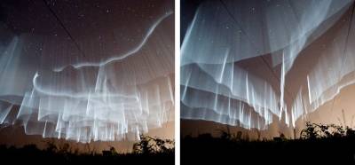 Fotoğrafların beyaz kutup ışıklarını gösterdiği iddiası