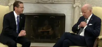 Amerika Başkanı Joe Biden, İsrail Cumhurbaşkanı ile görüşme sırasında uyudu mu?