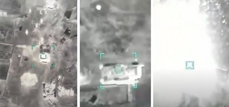 Videonun Ukraynaya məxsus Bayraktarın Rusiya ordusuna hücumunu göstərdiyi iddiası