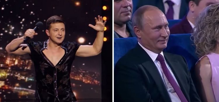 Videonun Putinin Zelenskini səhnədən izlədiyini göstərdiyi iddiası