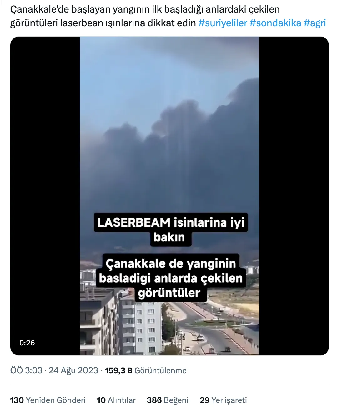canakkale lazer iddiasi